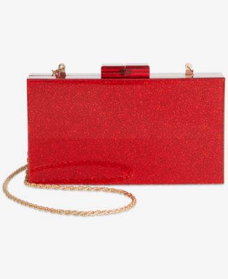 I.N.C. International Concepts - Mini Acrylic Sparkle Clutch Crossbody