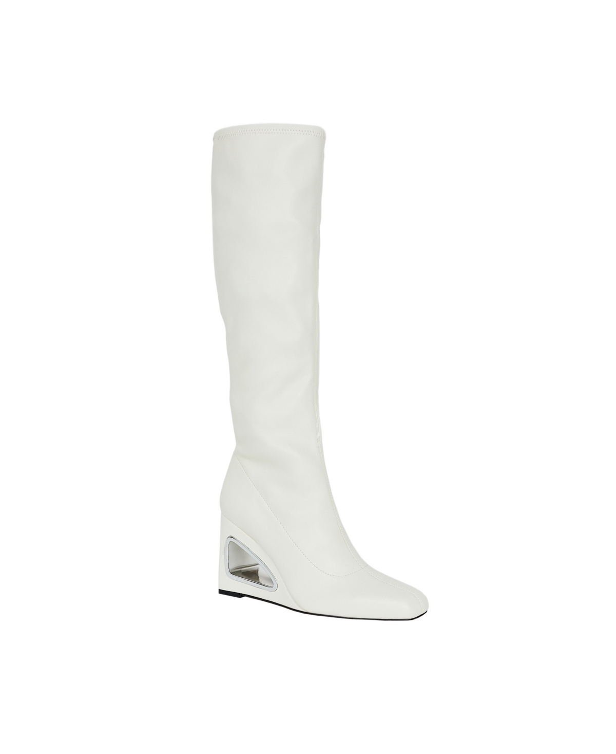 KATY PERRY WOMEN'S HOLLOW WEDGE KNEE HIGH BOOTS 