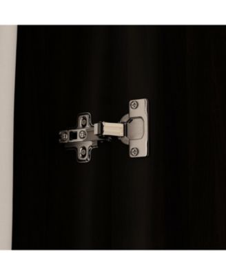 2-Door Armoires and Drawers with Mirror and Storage Shelves