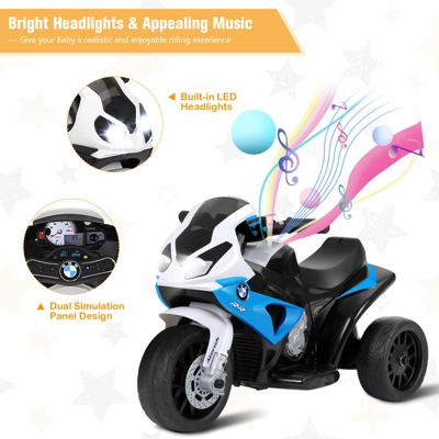 6V Kids ATV Quad Electric Ride On Car Toy Toddler with LED Light MP3