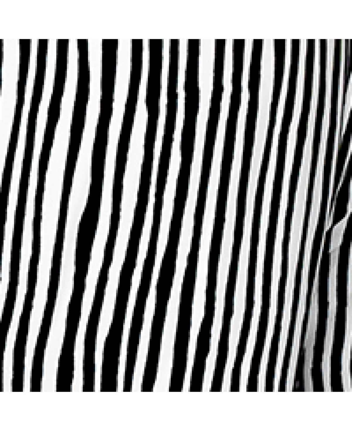Cupshe Women's& White Stripe Drawstring Waist Wide Leg Pants - Black