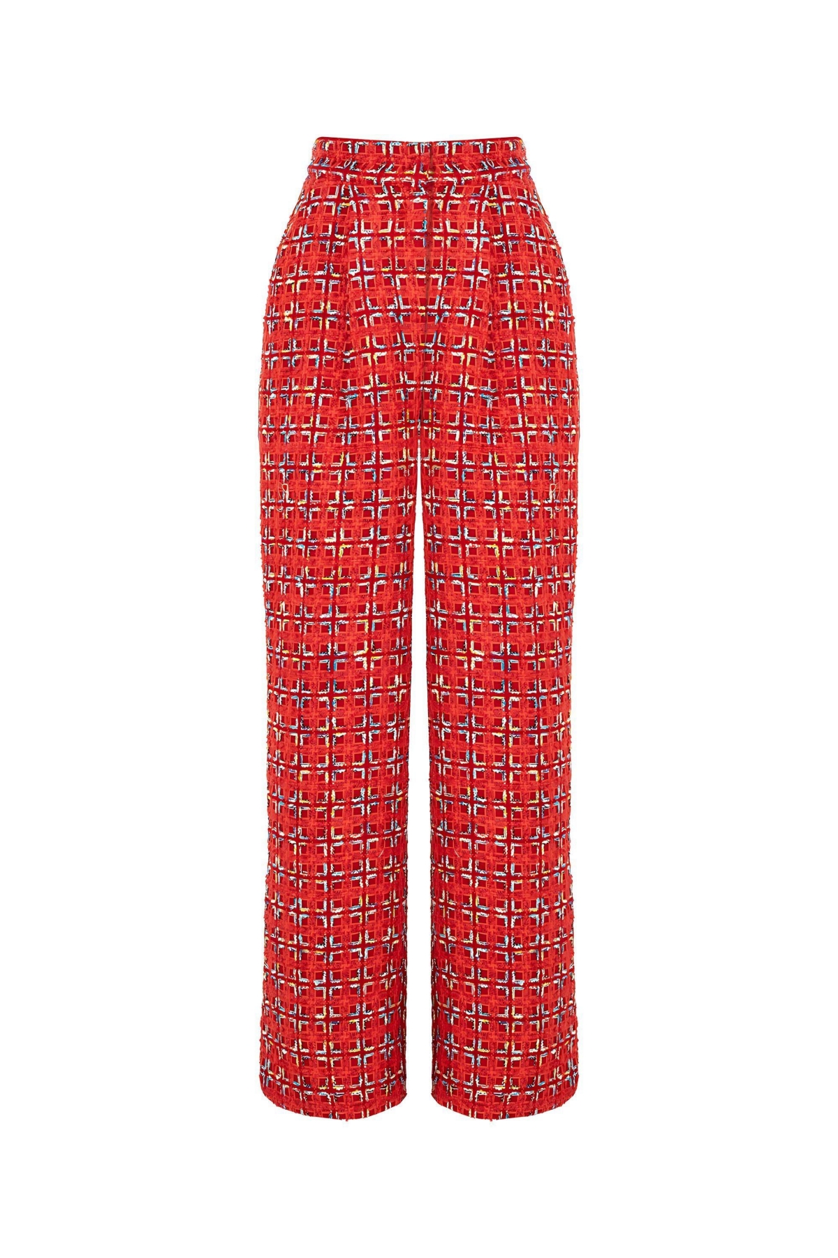 Nocturne Women's High-Waist Tweed Pants