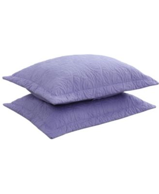 2 Pcs Embroidered Pillow Shams-King