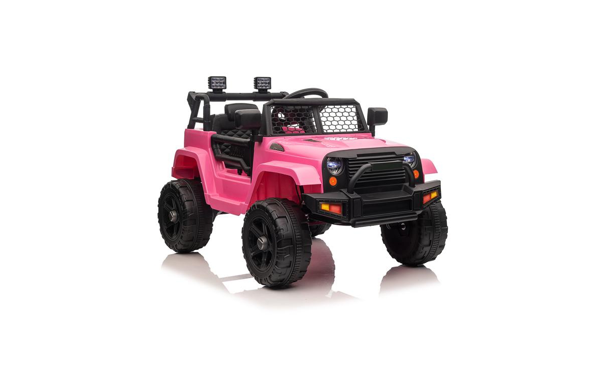 Slickblue Leadzm Dual Drive 12V 4.5A with 2.4G Remote Control –Jeep for Kids - Pink