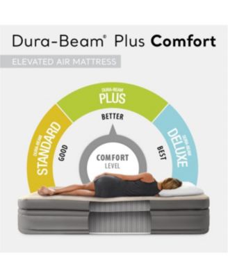 Dura Beam Plus Fiber-Tech Elevated Air Mattress with Built-In Pump, Twin