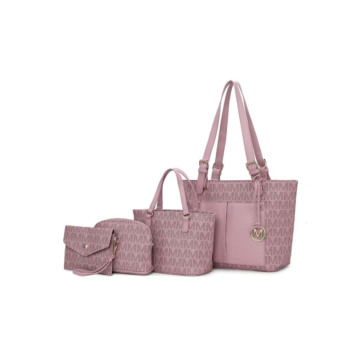 Mkf Collection Havenly Signature Tote Bag – 4 Pcs set by Mia K