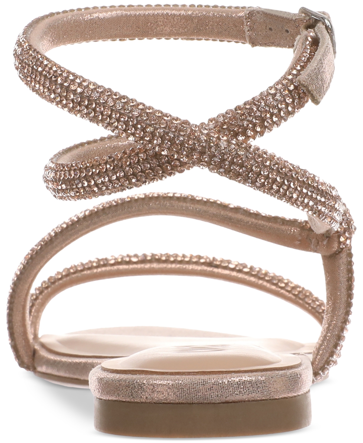 Shop Inc International Concepts Women's Addisonn Flat Sandals, Created For Macy's In Rose Gold