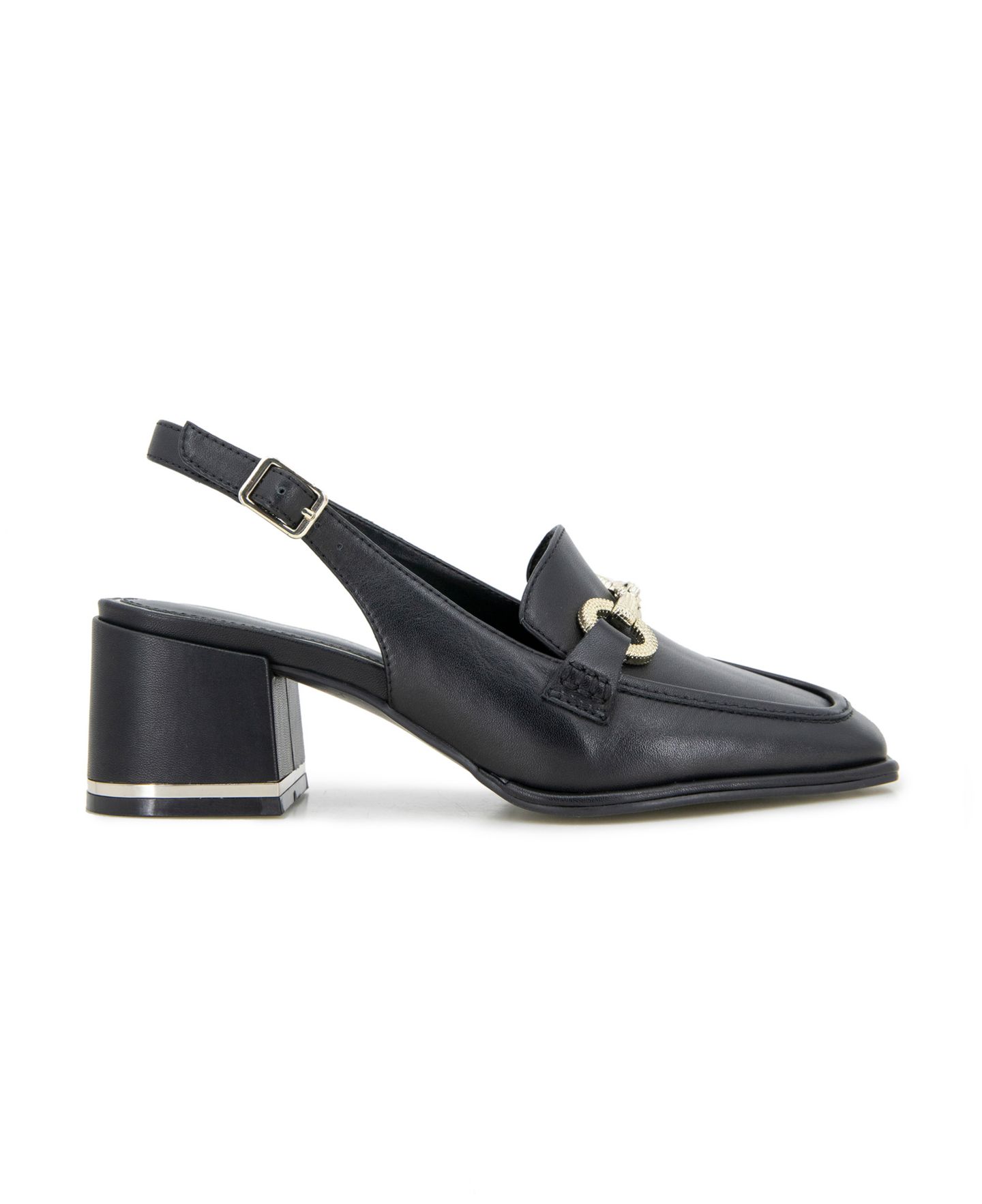 Женские туфли Kenneth Cole New York Elina Block Heel, цвет: Чёрный кожаный — фото 2