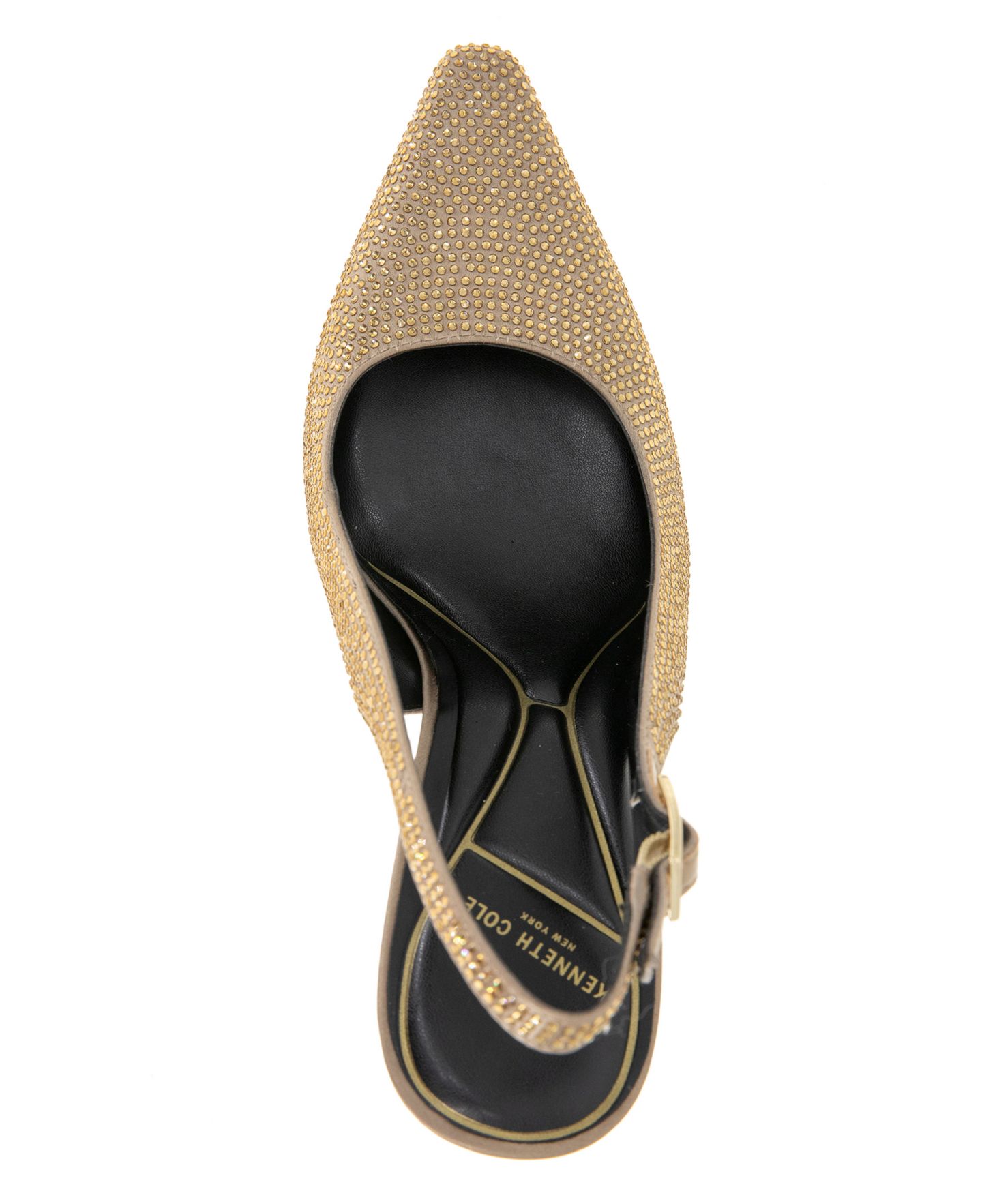Женские туфли Kenneth Cole New York Quinnly Sling Crystal Pumps, цвет: Чёрный — фото 8