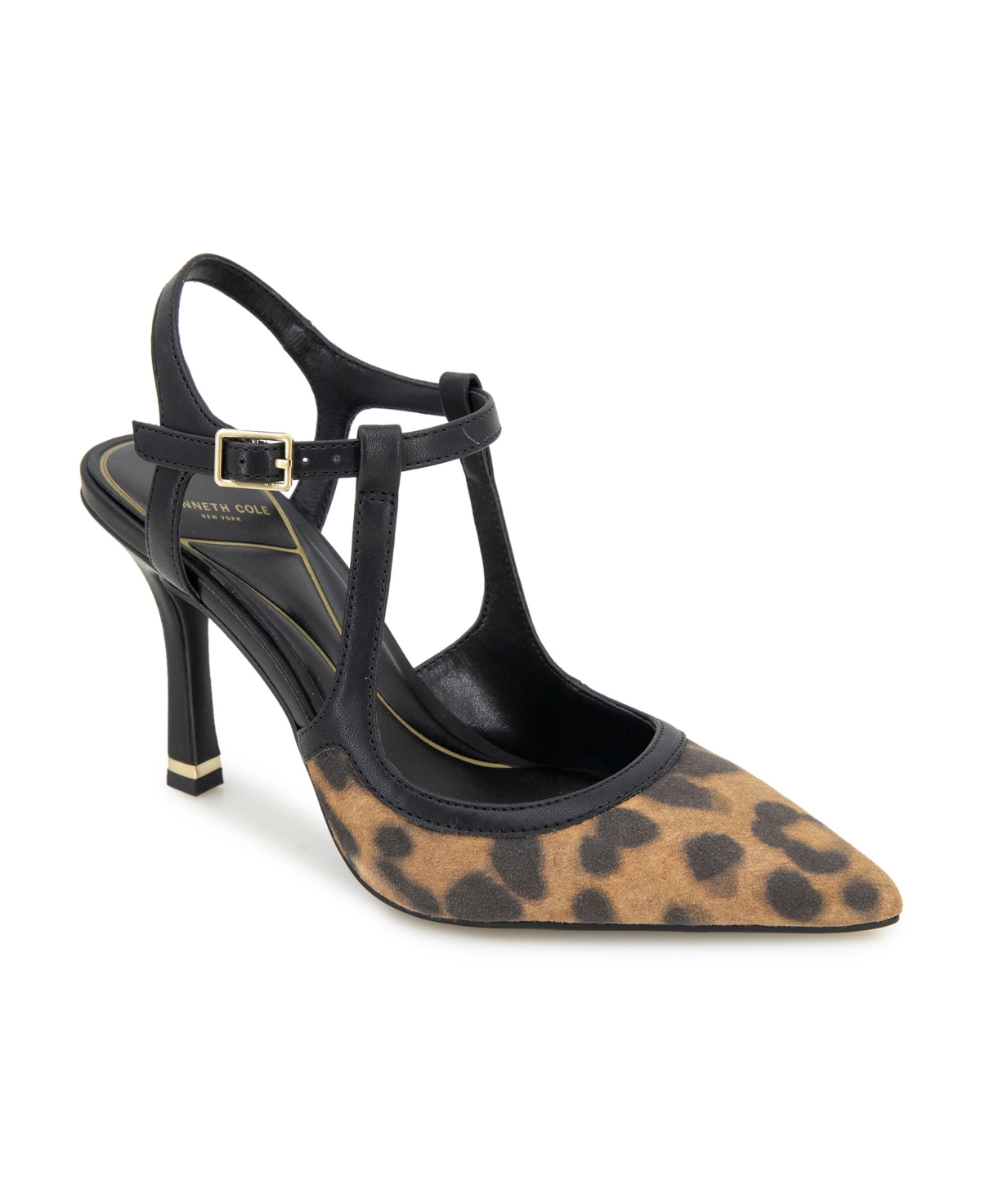 Women's Romi Ankle Sling Back Pumps - Leopard Suede