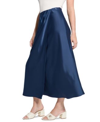 Women's Anastasia Satin Midi Skirt