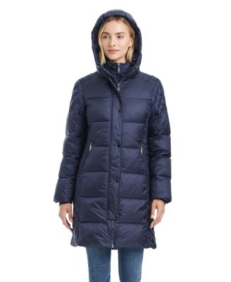 Women's Cire Mid-Length Fitted Puffer Coat