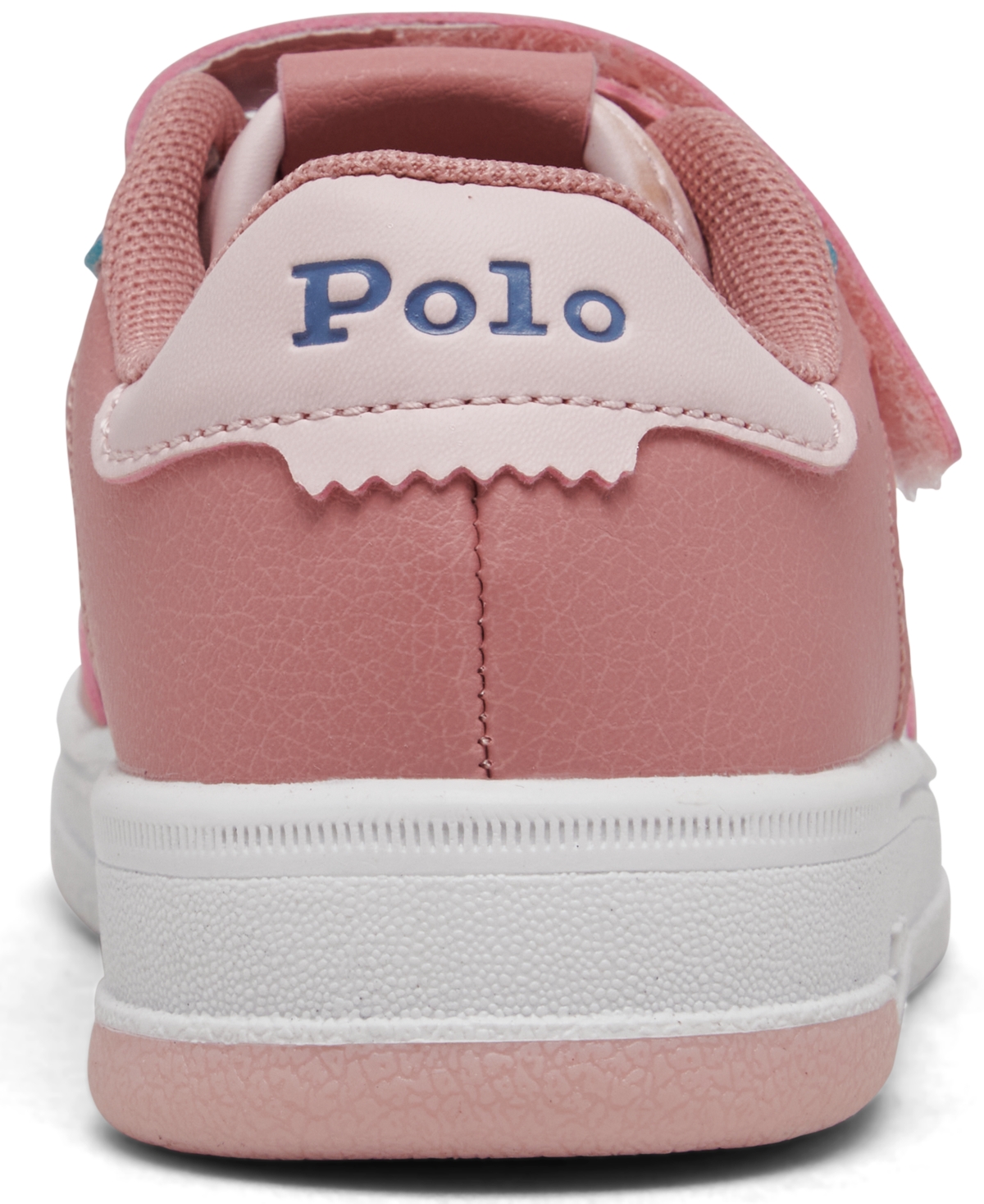 Polo Ralph Lauren Toddler Girls Masters Court Fastening Strap Casual Sneakers from Finish Line -Light Blue