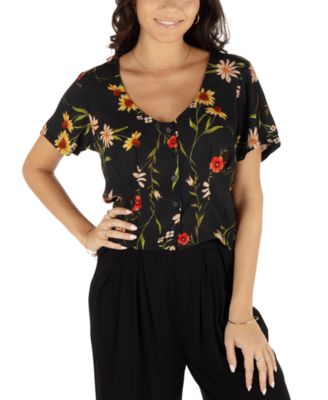 Hurley - Juniors' Meadow Breeze Short-Sleeve Top
