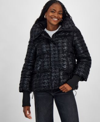 Macys guess puffer jacket online