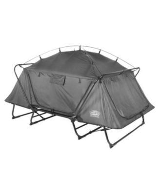 Oversize Portable Cot, Chair, and Tent, Easy Setup, Gray (2 Pk)