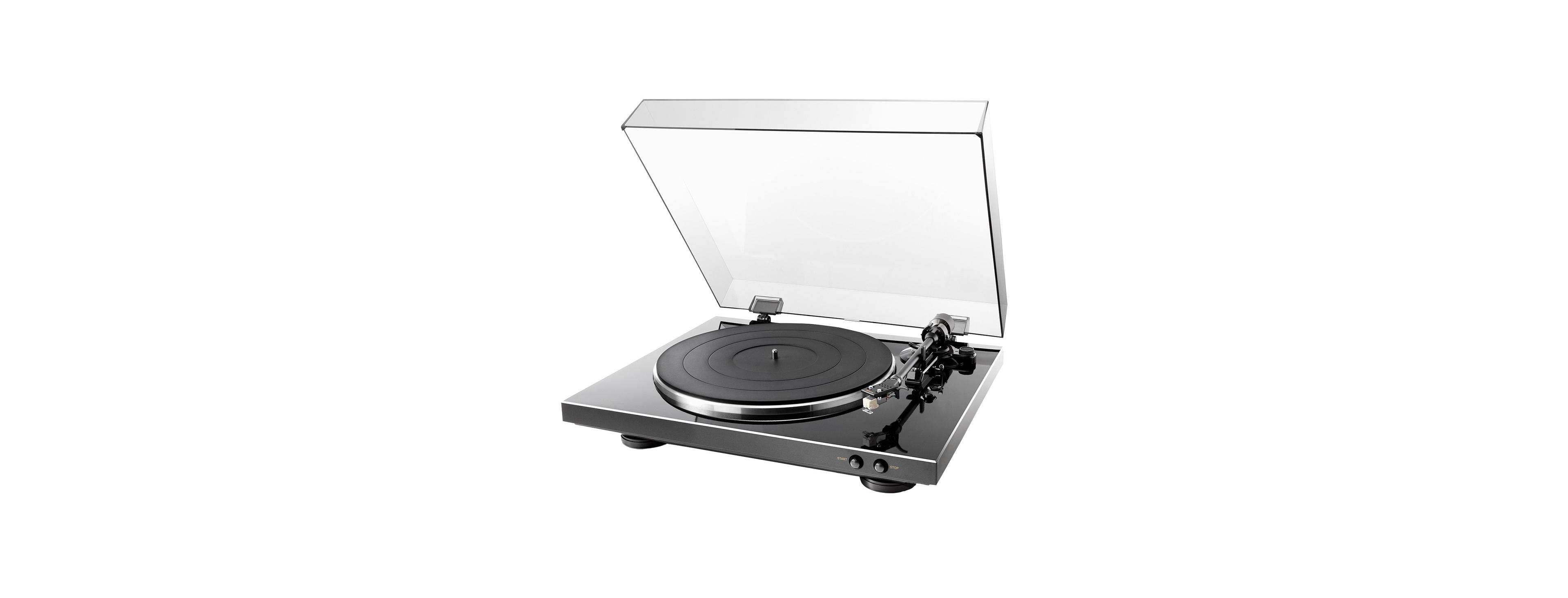Denon Dp-300F Fully Automatic Analog Turntable with Mm Cartridge