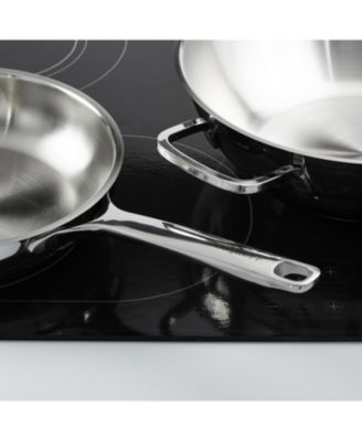 DiNA Helix 2pc Recycled 18/10 Stainless Steel Stir Fry Cookware Set
