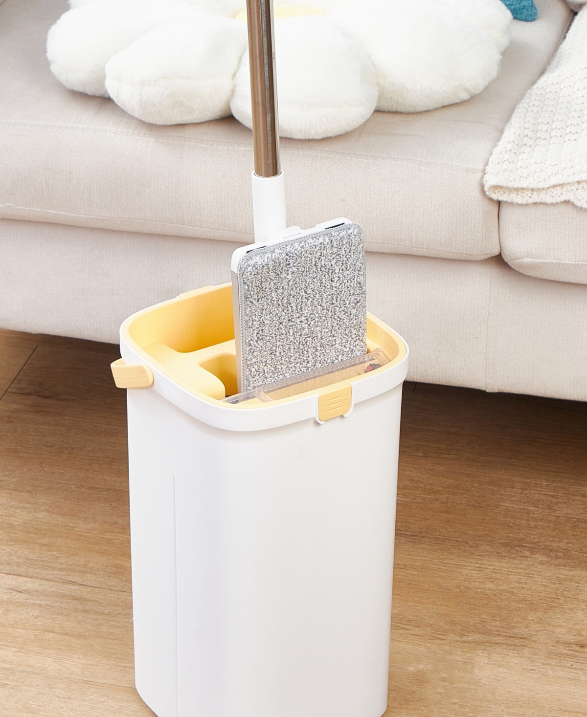 True & Tidy 2-pc. Bucket-900 Mop Pad Replacements In Gray