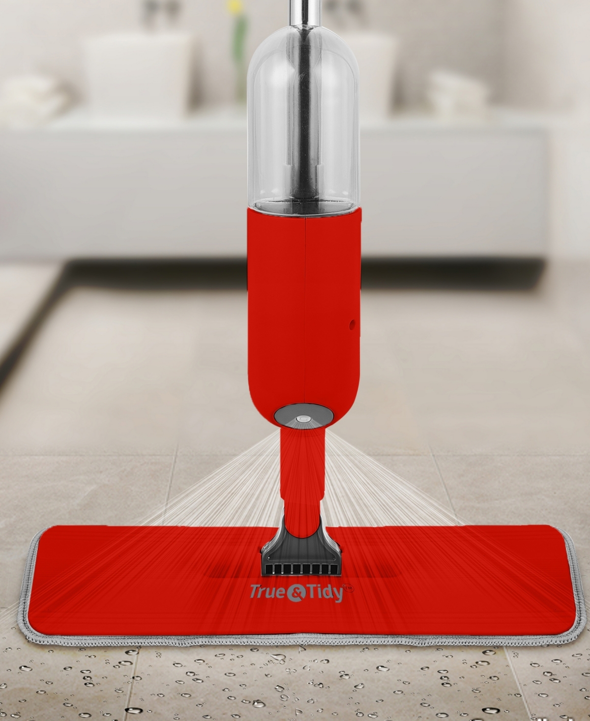 True & Tidy Spray-250 Spray Mop In Red