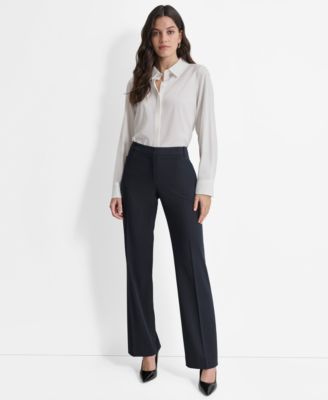 Women's Mid-Rise Flare-Leg Pants