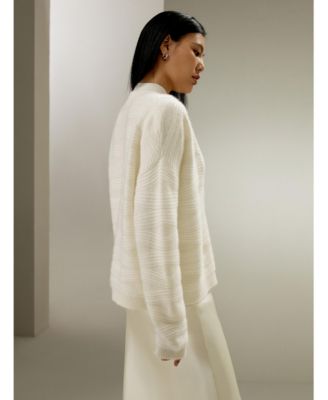 Women's Elegant V-Neck Cashmere Cardigan
