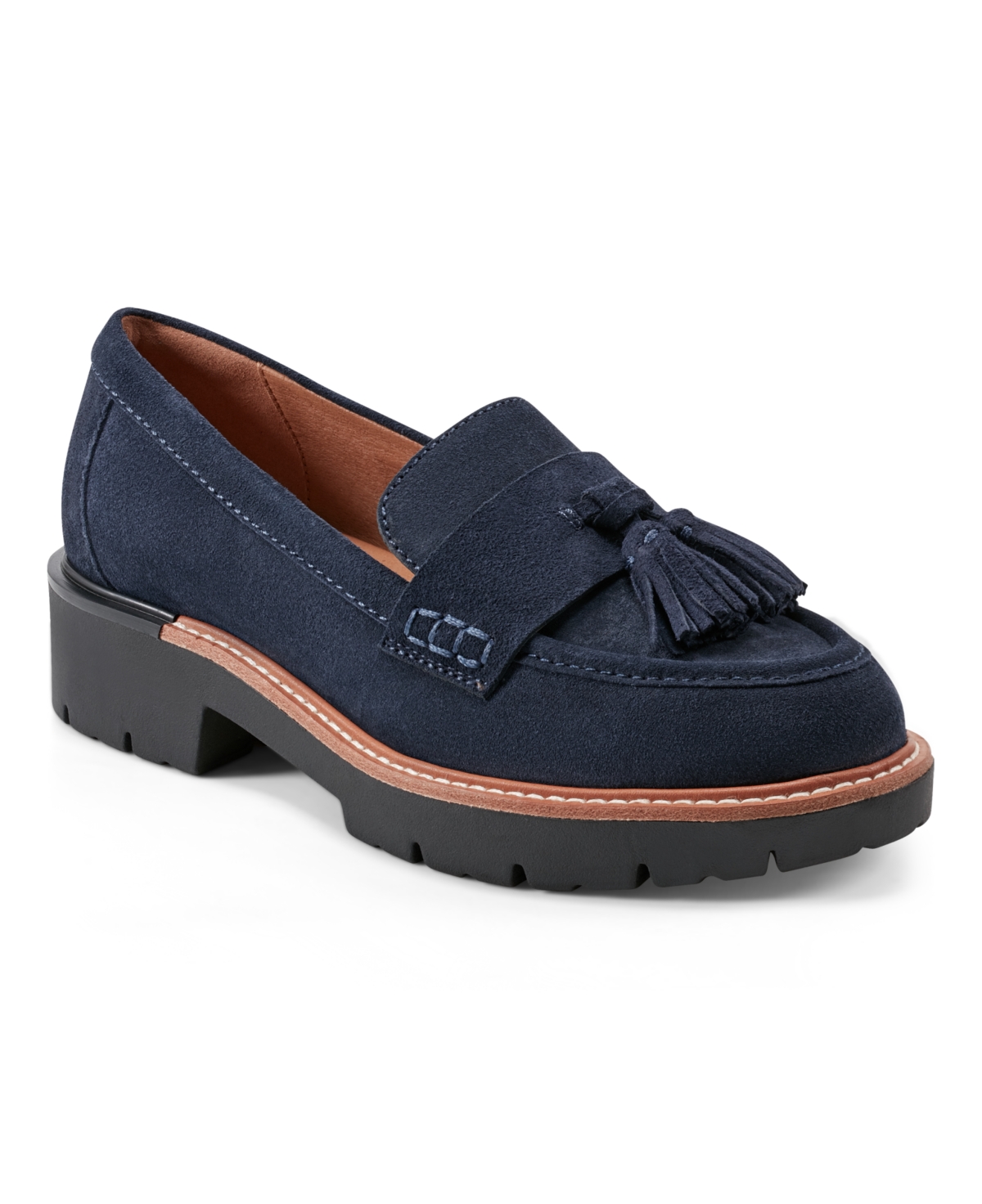 Earth Women's Zimm Tassel Lug Loafers In Blue