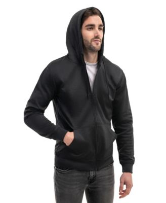 Men's Premium Zip-Up Hoodie for Men with Smooth Silky Matte Finish & Cozy Fleece Inner Lining Sweater with Hood