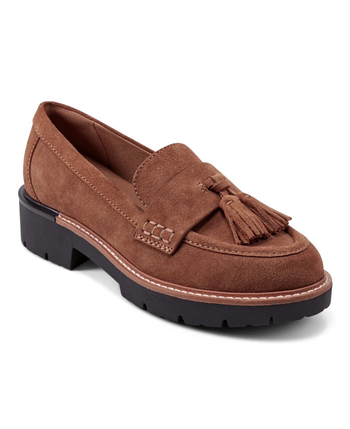 Earth Women's Zimm Tassel Lug Loafers In Brown