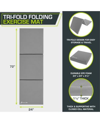 Tri-Fold Folding Exercise Mat