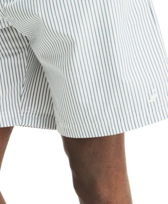 Men's Crafted Striped Poplin Sleep Short