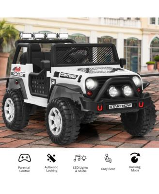 12V Kids Ride On Truck Remote Control Electric Car with Lights&Music