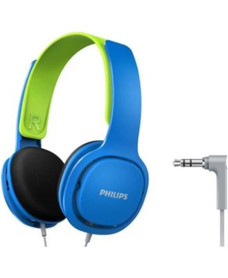 Kids Wired Headphones - Safe Volume Limit 85dB, Lightweight & Durable, Comfortable Fit, Vibrant Colors, Adjustable Headband