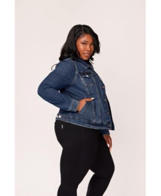 Women's Denim Jacket in 25" Length