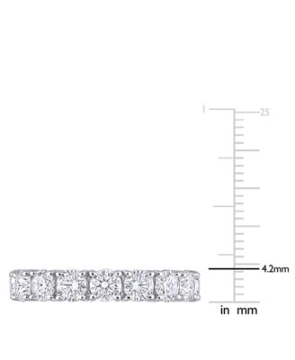 Moissanite All-Around Eternity Band (4 ct. t.w.) in 10k White Gold