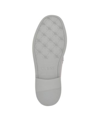 GUESS Women's Tracers Loafer - Faux Leather Slip-On With Hardware Accent & Lug Sole