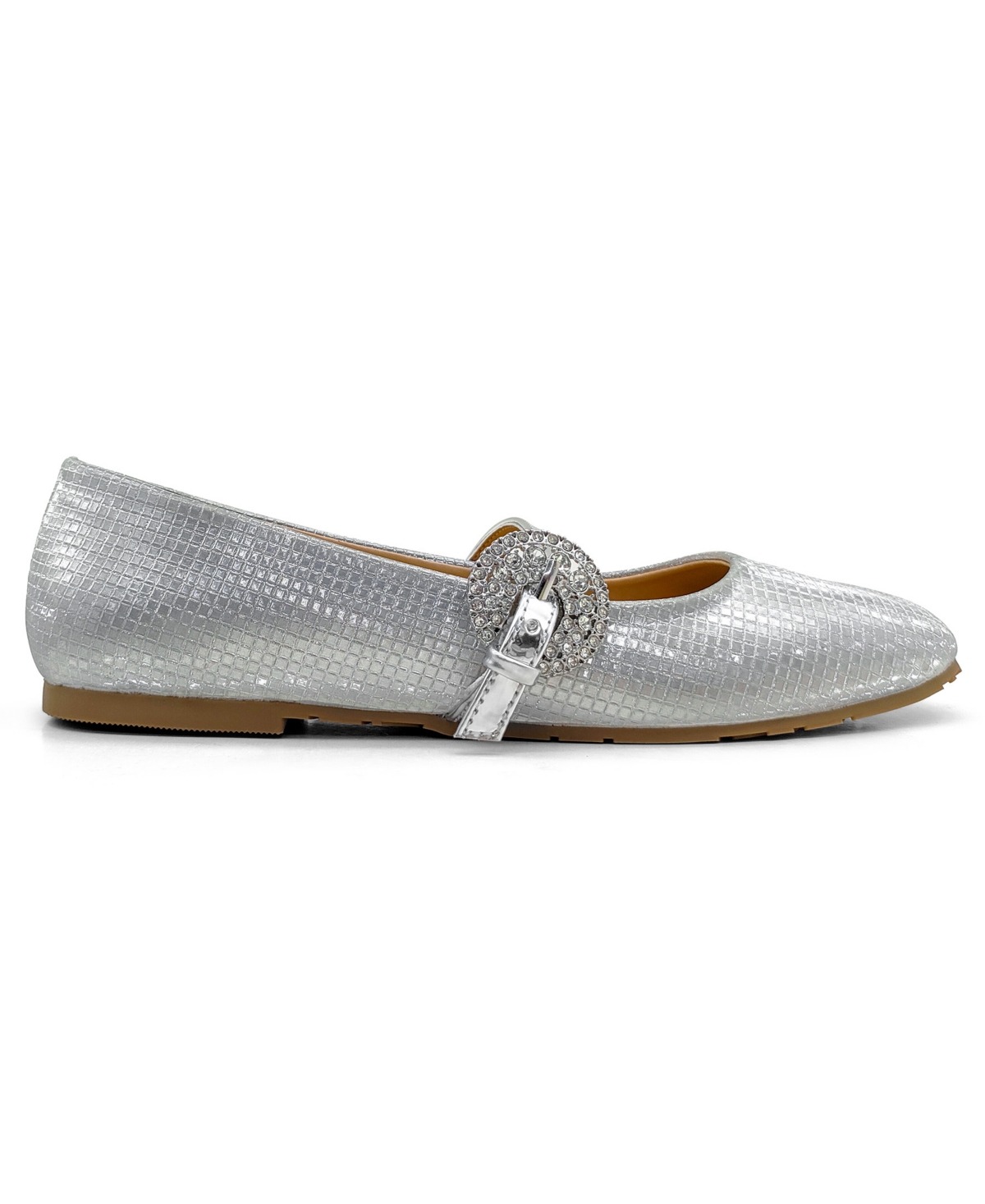 Kenneth Cole Reaction Women's Elwood Ballet Flats In Black Metallic