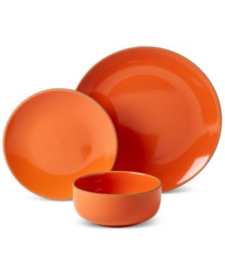 12 Pc. Stoneware Dinnerware Set, Service for 4