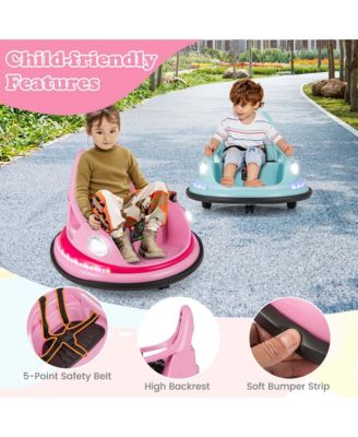 12V Kids Electric Ride On Bumper Car Battery Powered Bumper Car with Remote Control