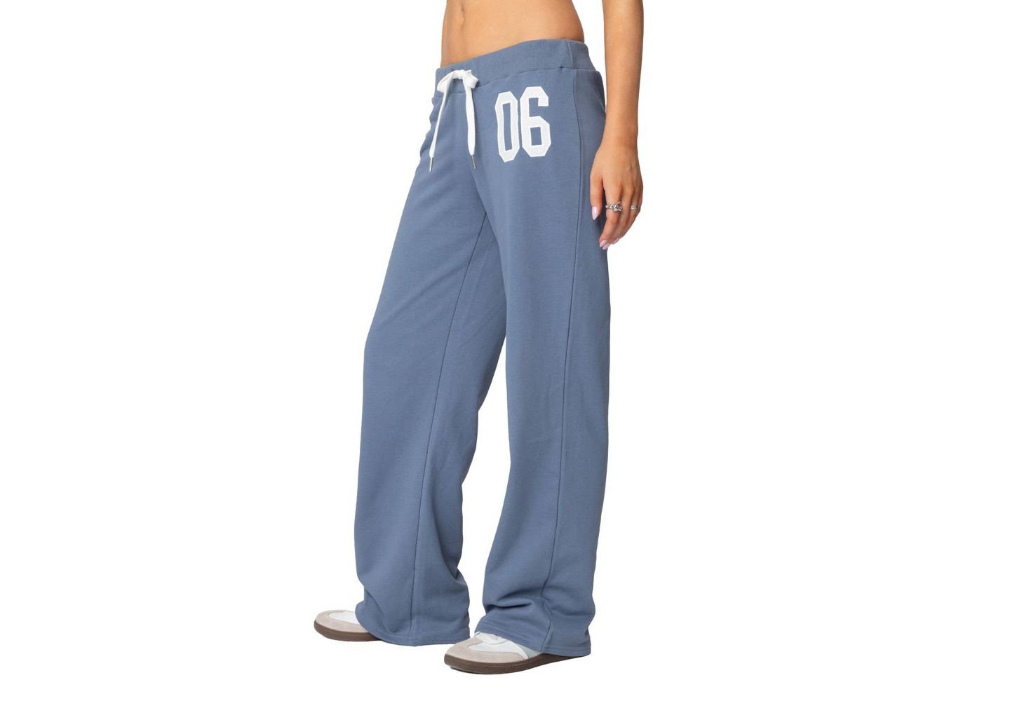 Женские брюки Edikted 06 Sweatpants, цвет: Синий — фото 3