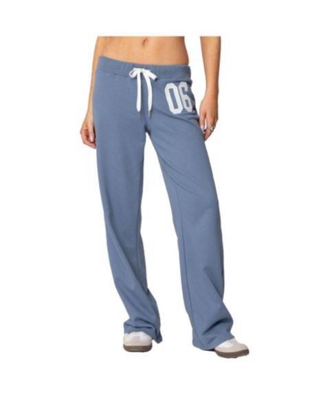Женские брюки Edikted 06 Sweatpants, цвет: Синий