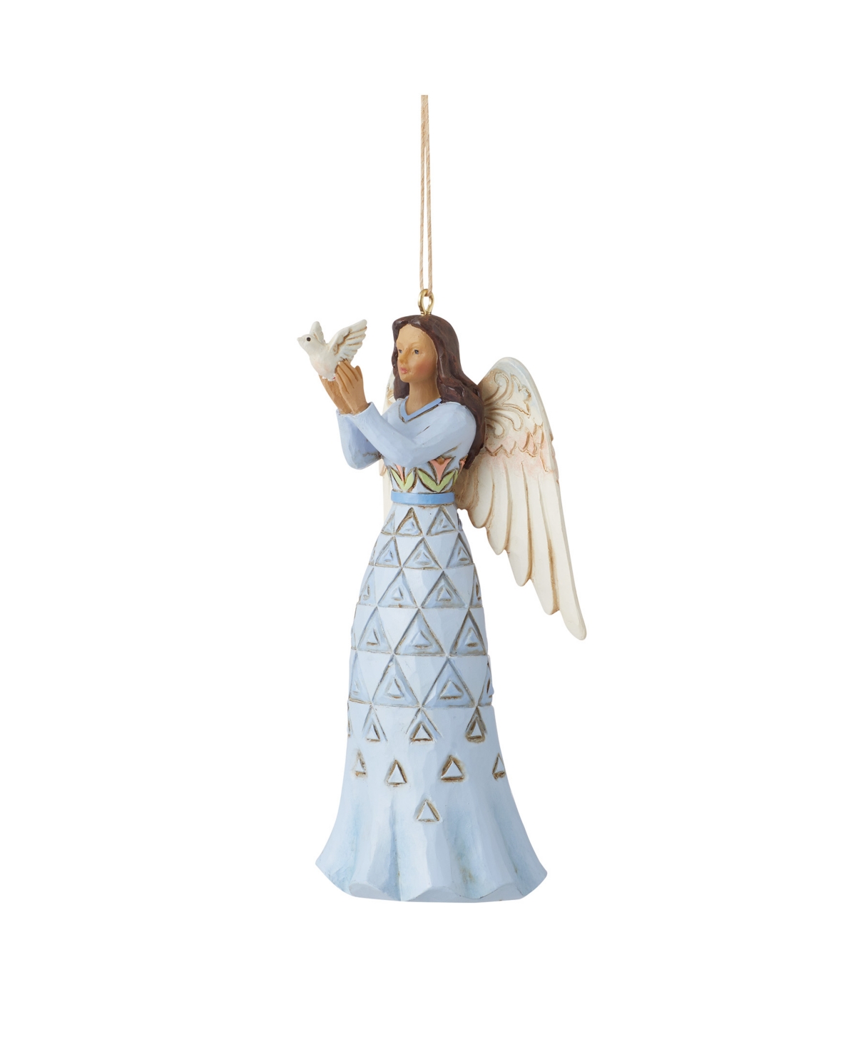 Jim Shore Bereavement Angel Ornament In Multi