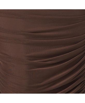 Women's Ruched Midi Dress