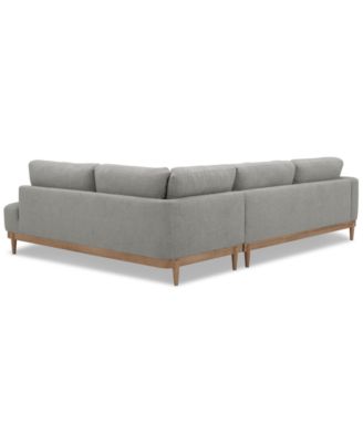 Jharli 2-Pc. Fabric Sectional Sofa, Created for Macy's