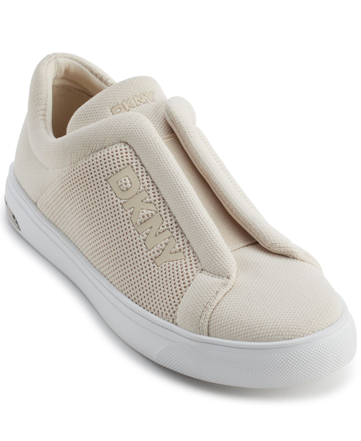 Женские кроссовки DKNY Abelina Knit Slip-On, цвет: Костяной — фото 1