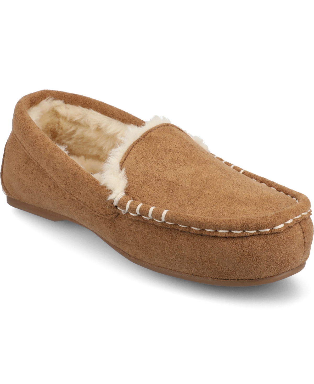 Journee Collection Women's Jetah Round Toe Moccasin Slippers