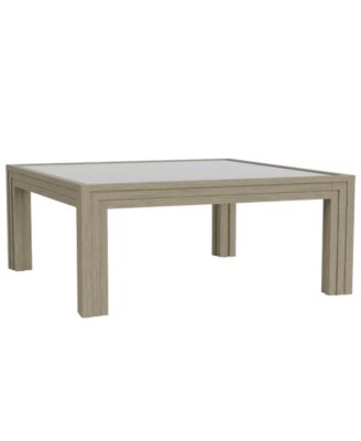 Cascade 42" Glass Square Cocktail Table