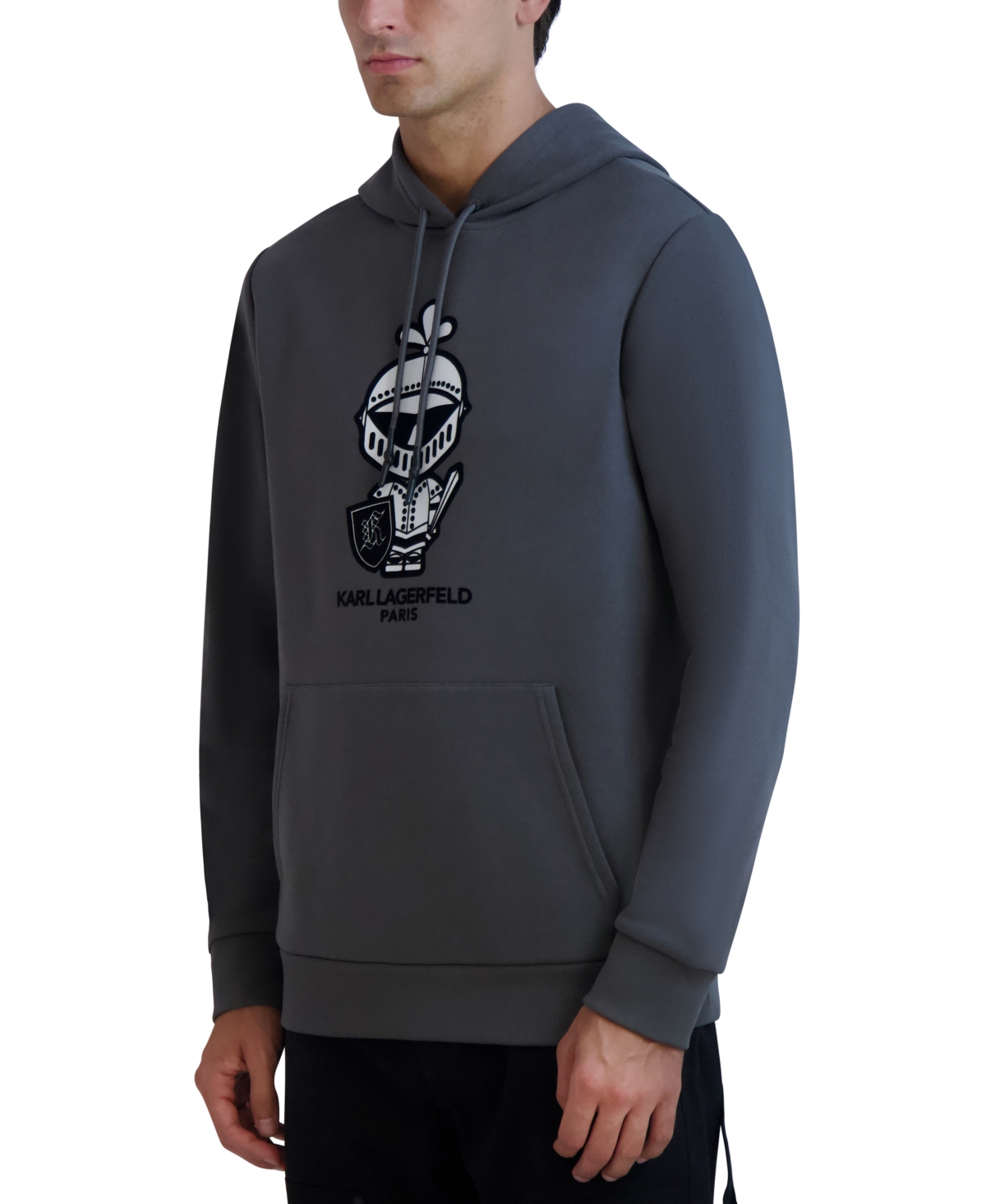 Karl Lagerfeld Paris Men's Armor Karl Graphic Hoodie