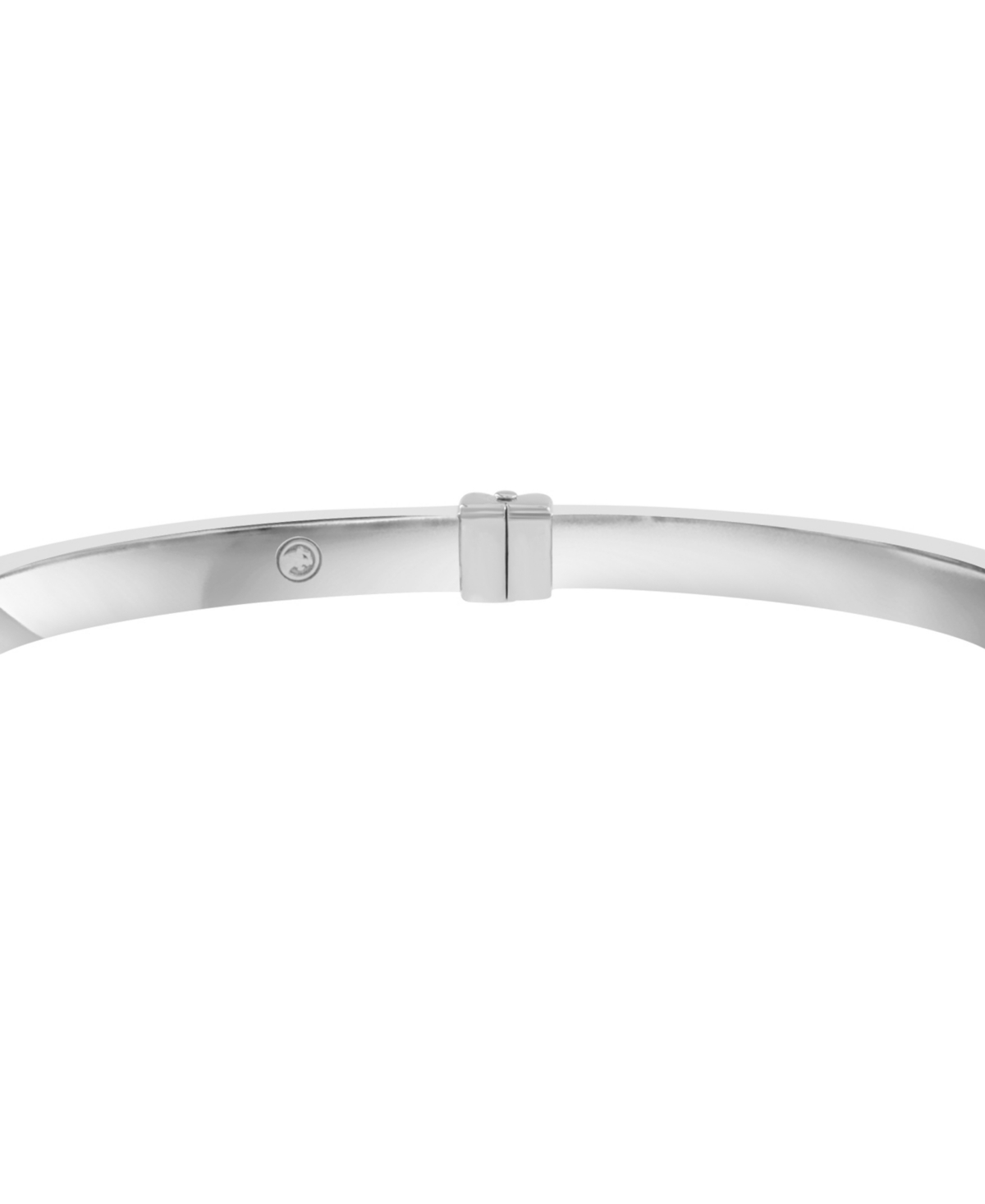 Effy Collection Effy Men's Black Spinel Double Row Narrow Bangle Bracelet (2-3/4 Ct. T.w.) In Sterling Silver In Silver