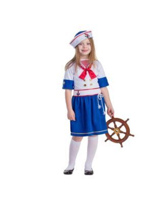 Dress Up America Sailor Girl Dress Costume - Kids Girls - Macy&rsquo;s